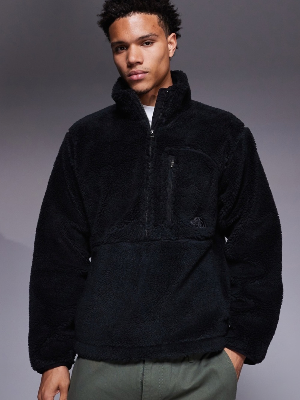 NWT The North Face Extreme Pile pullover jacket in black XL